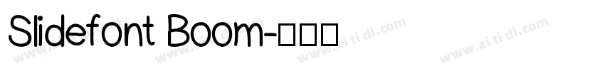 Slidefont Boom字体转换
